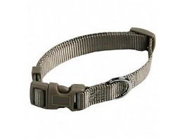 Imagen del producto Papillón collar ajustable nylon 15 mm x 33-40 cm gris